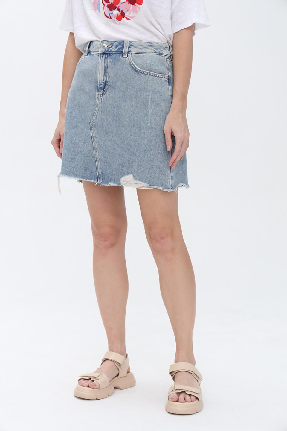 Юбка Tom Tailor denim light blue