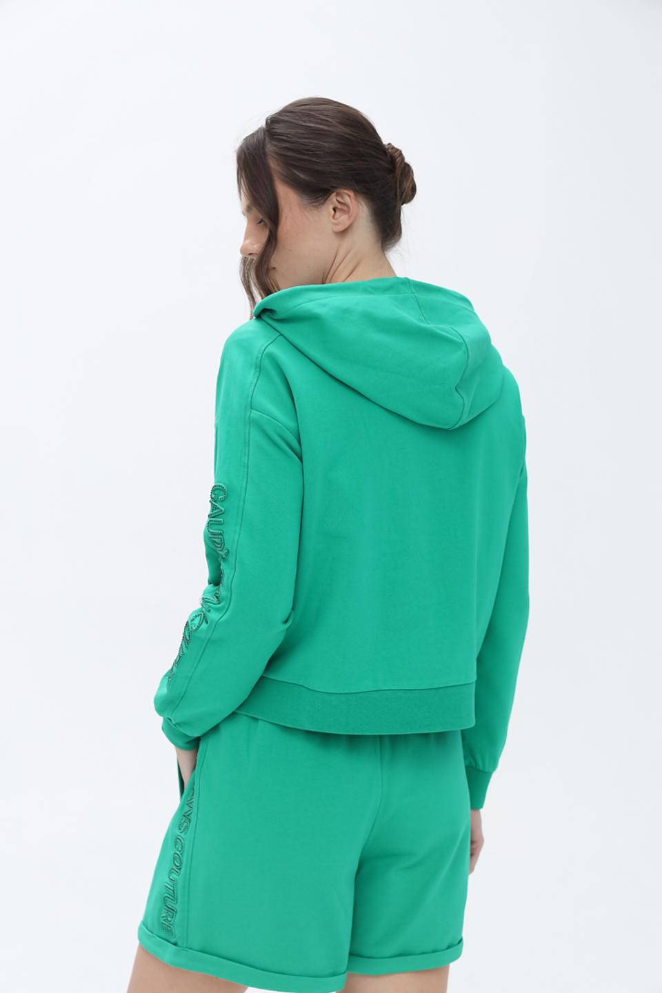 Толстовка Gaudi Jeans Couture зелёная