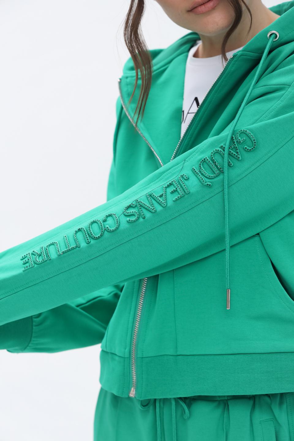 Толстовка Gaudi Jeans Couture зелёная