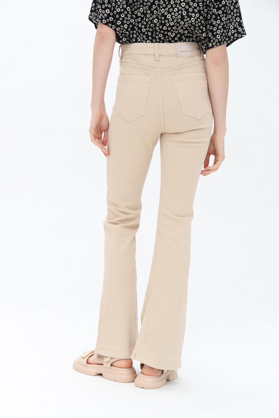 Брюки клеш Alcott бежевые