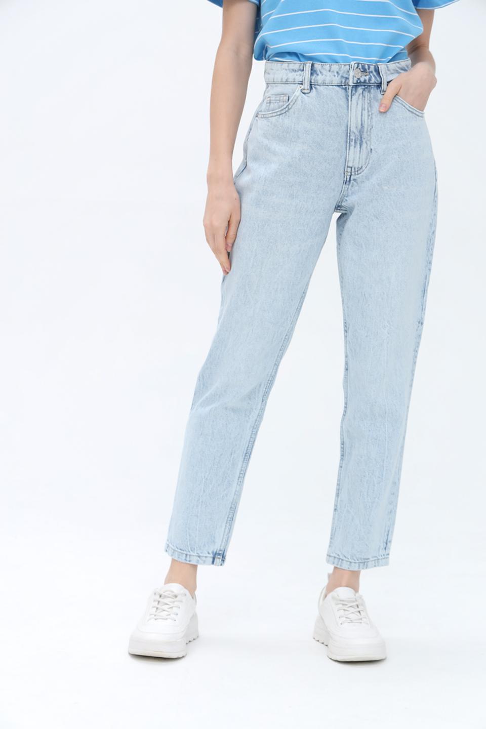 Джинсы Alcott Mom fit голубые