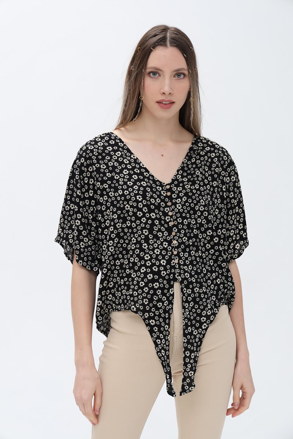 Блуза Alcott с цветочным принтом