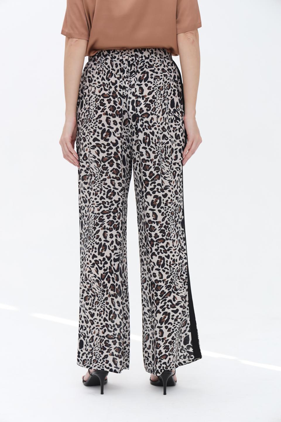Брюки Apart с леопардовым принтом