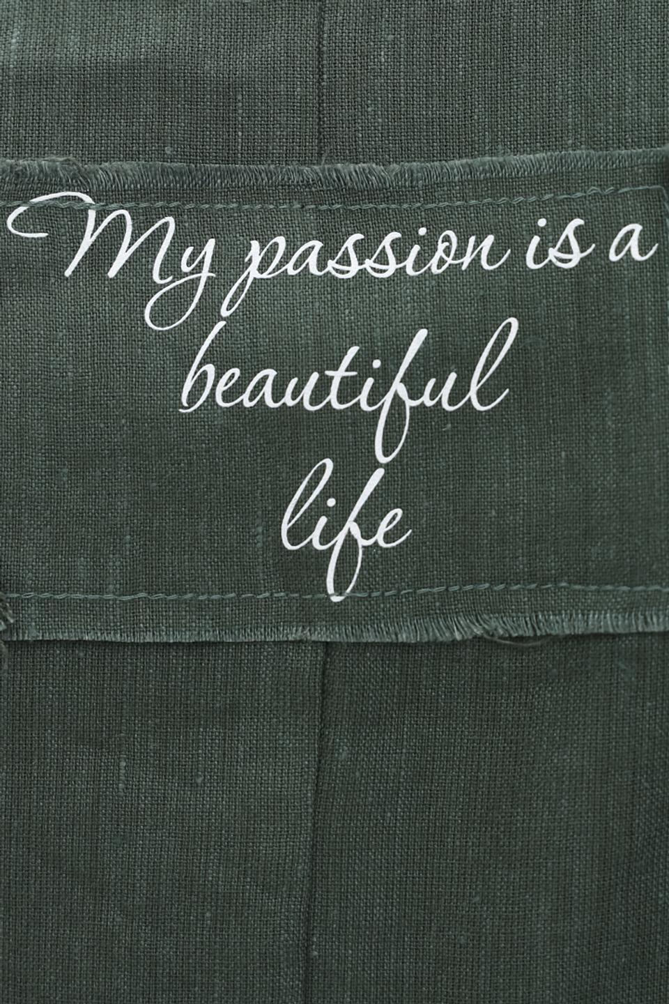 Блуза Electra style с завязками зелёная