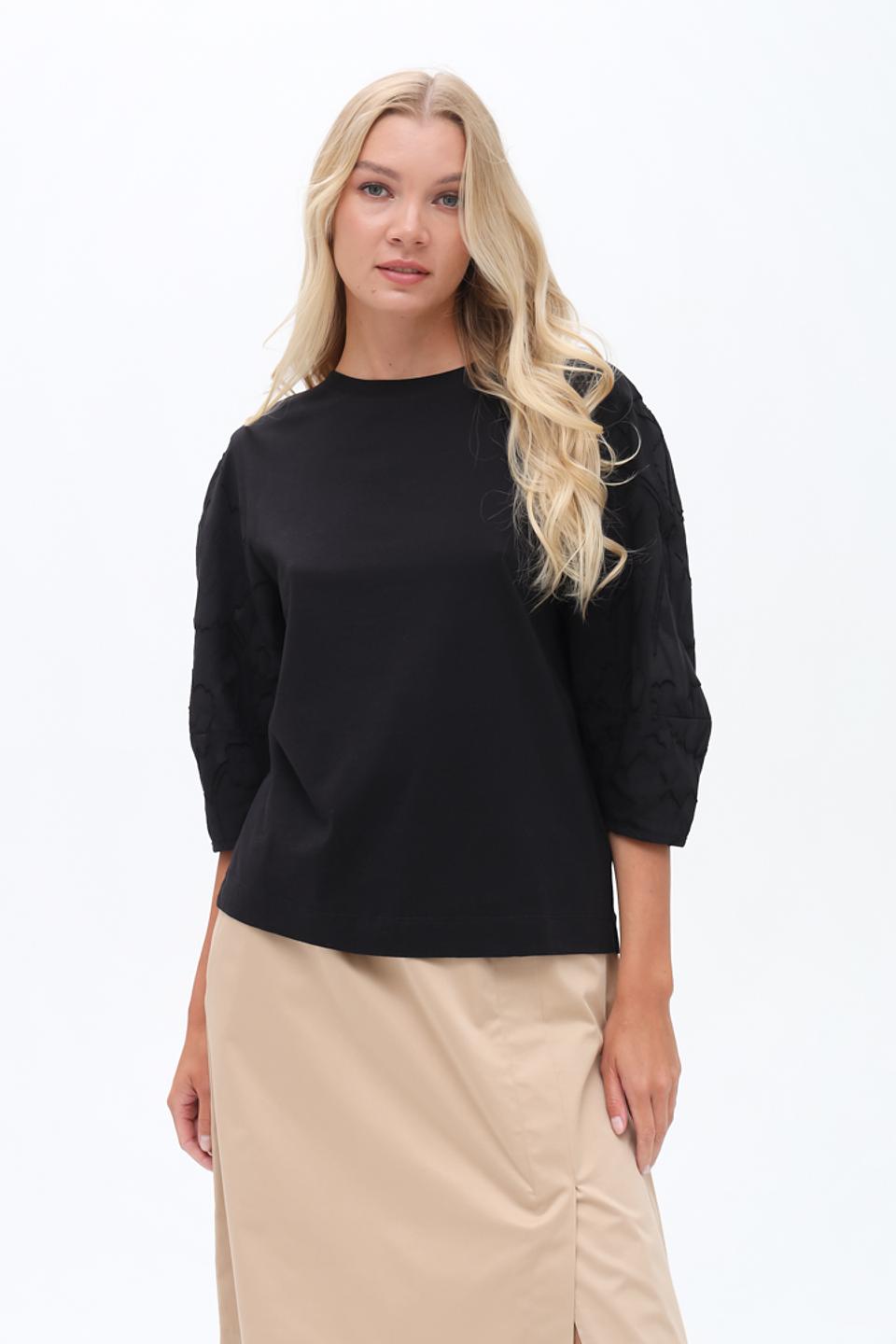 Лонгслив Luisa Cerano чёрный