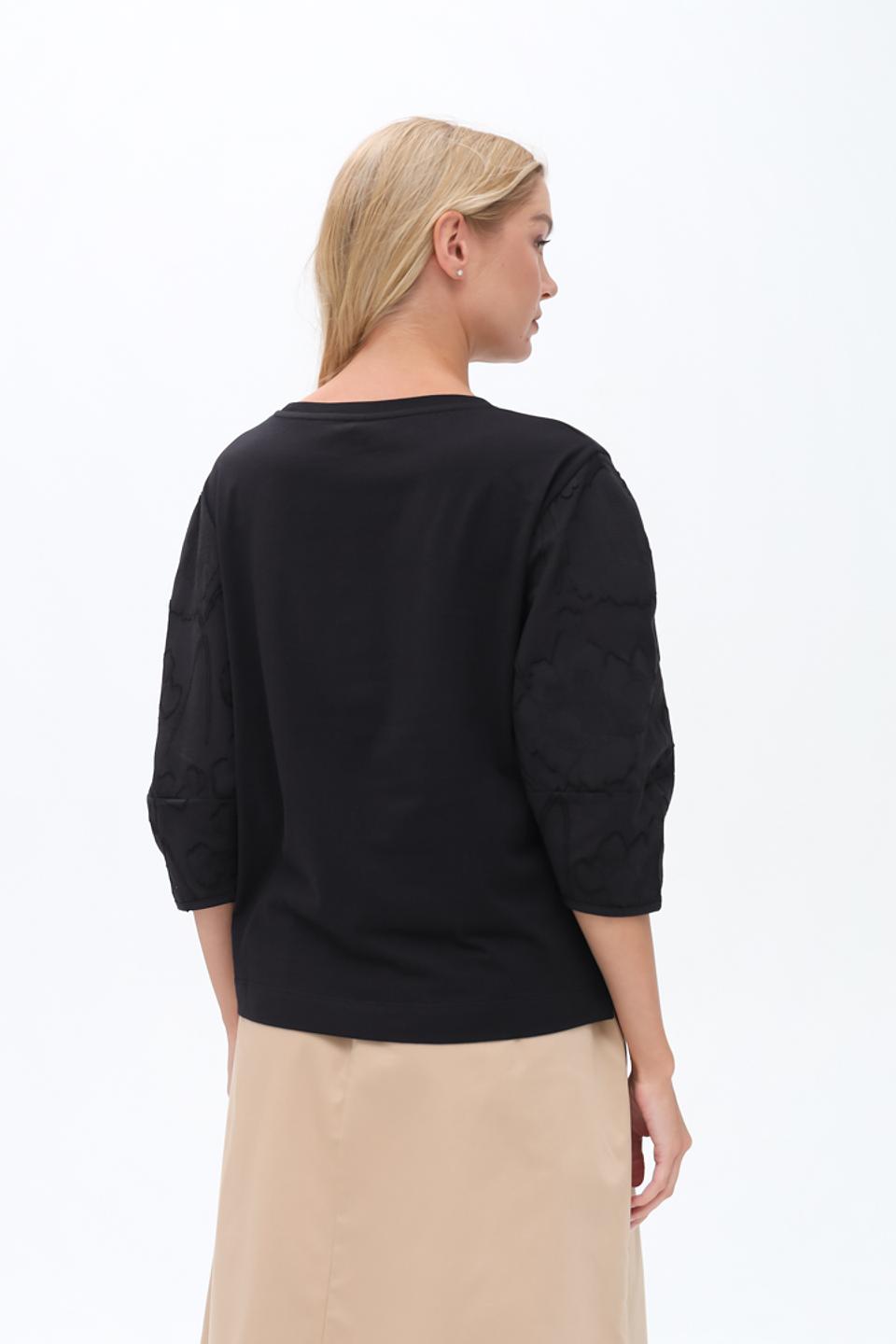 Лонгслив Luisa Cerano чёрный