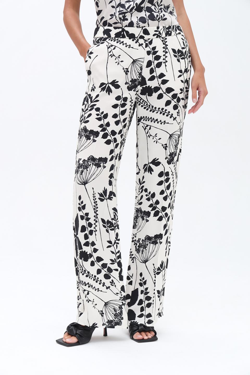 Брюки Luisa Cerano с цветочным принтом