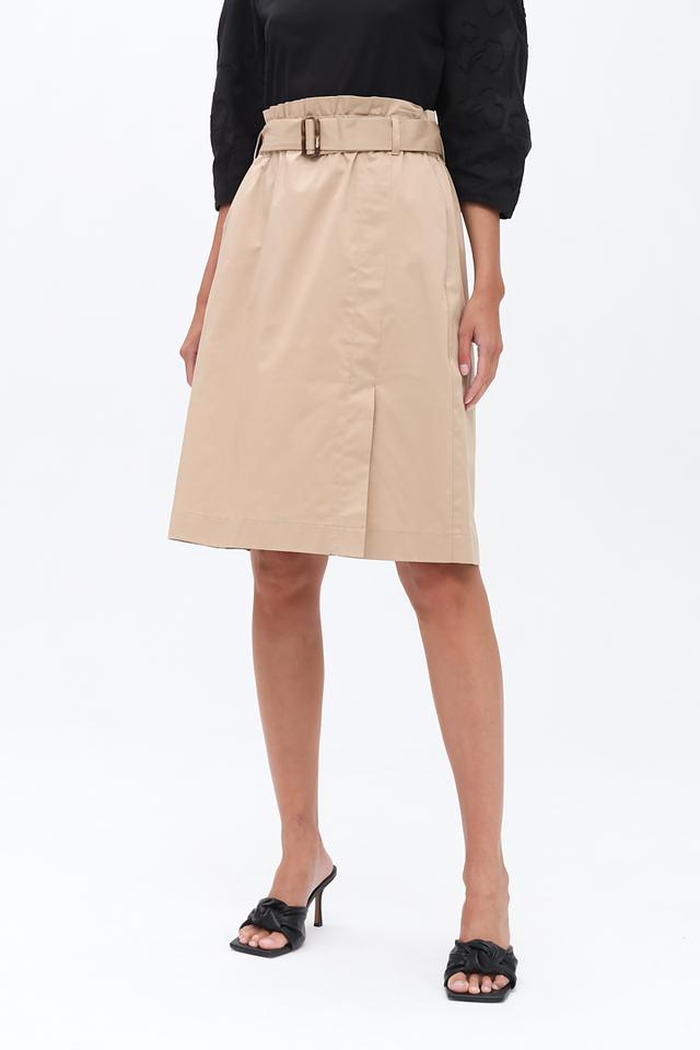 Юбка Gerry Weber бежевая с поясом