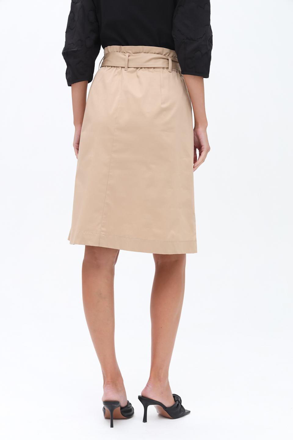 Юбка Gerry Weber бежевая с поясом