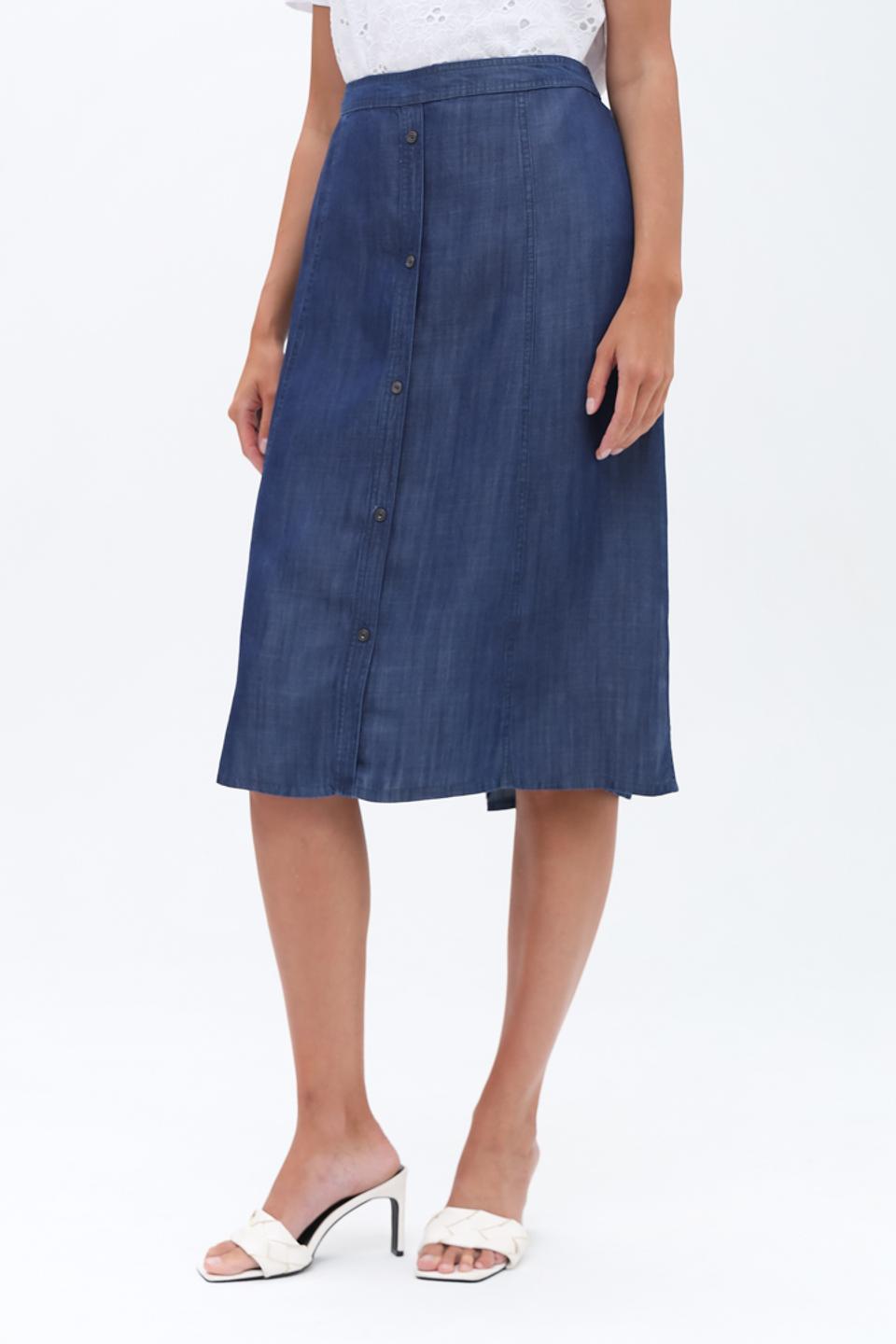 Юбка Barbara Lebek деним