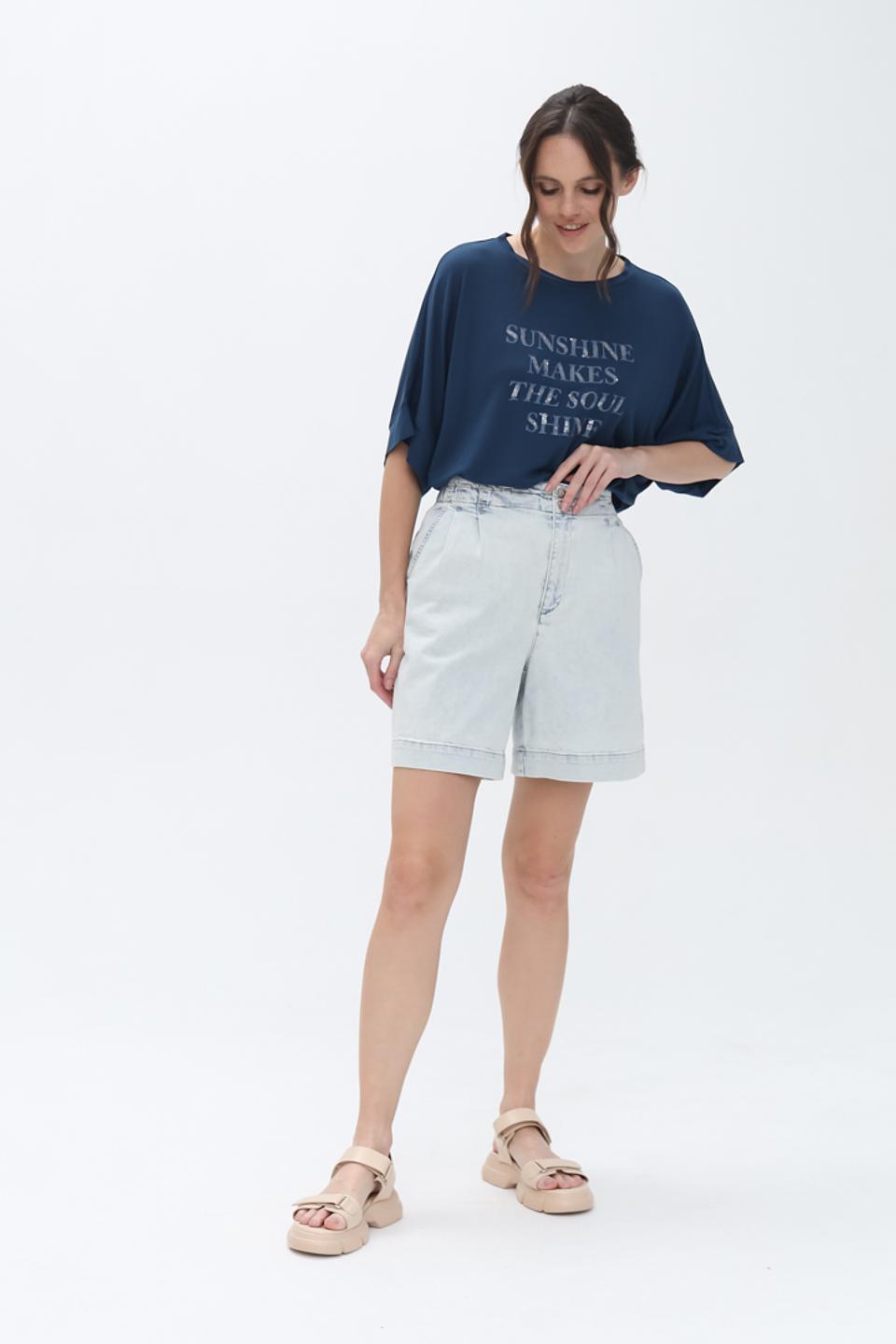 Шорты Oui женские серые