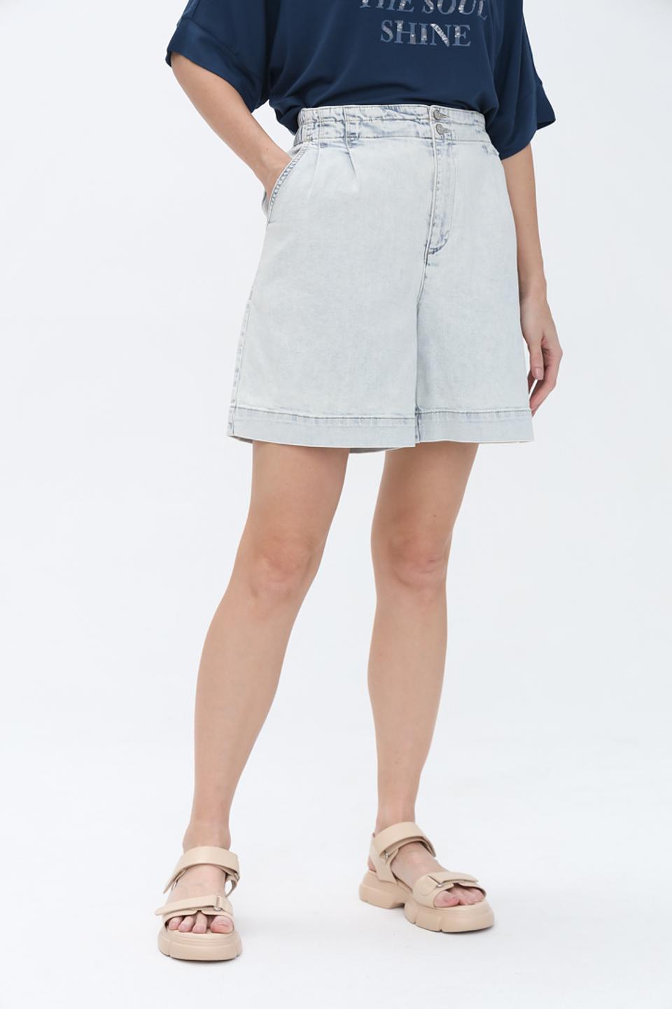 Шорты Oui женские серые