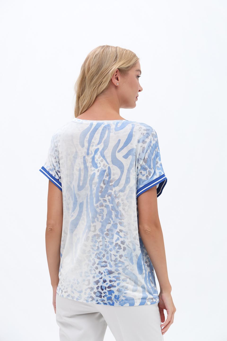 Футболка Oui с тропическим принтом