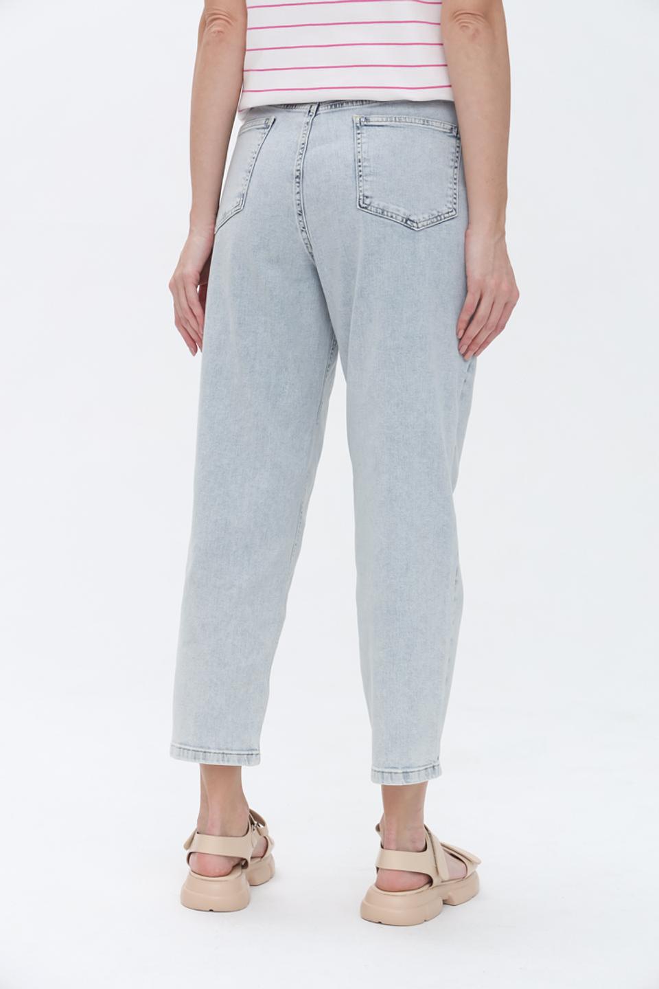 Джинсы Oui голубые mom fit