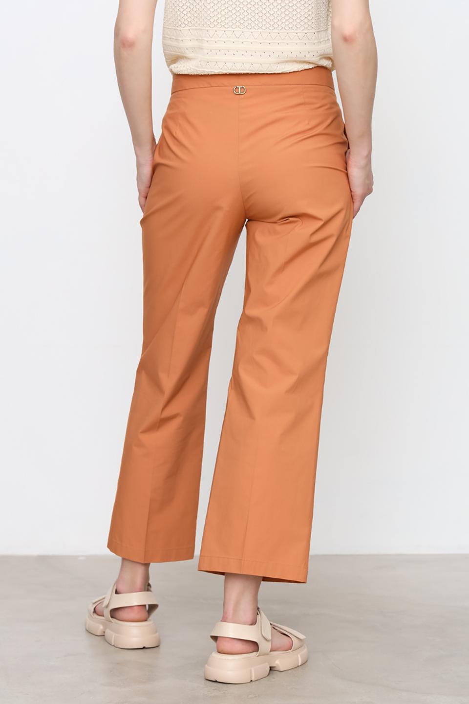 Брюки Twin Set терракотовые