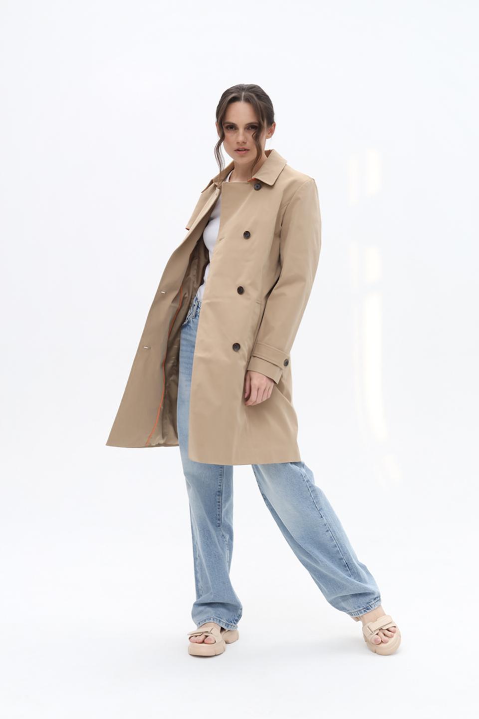 Плащ Tom Tailor бежевый