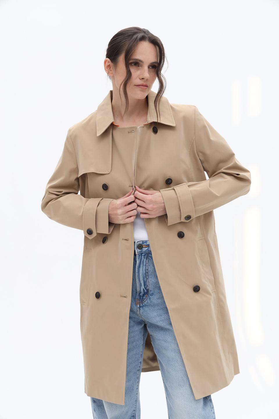 Плащ Tom Tailor бежевый