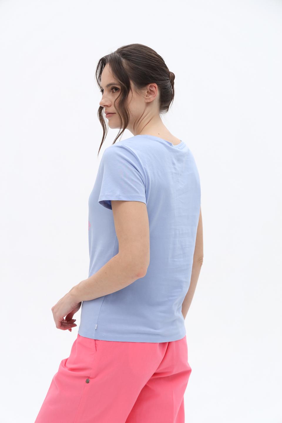 Футболка Tom Tailor denim girl лавандовая