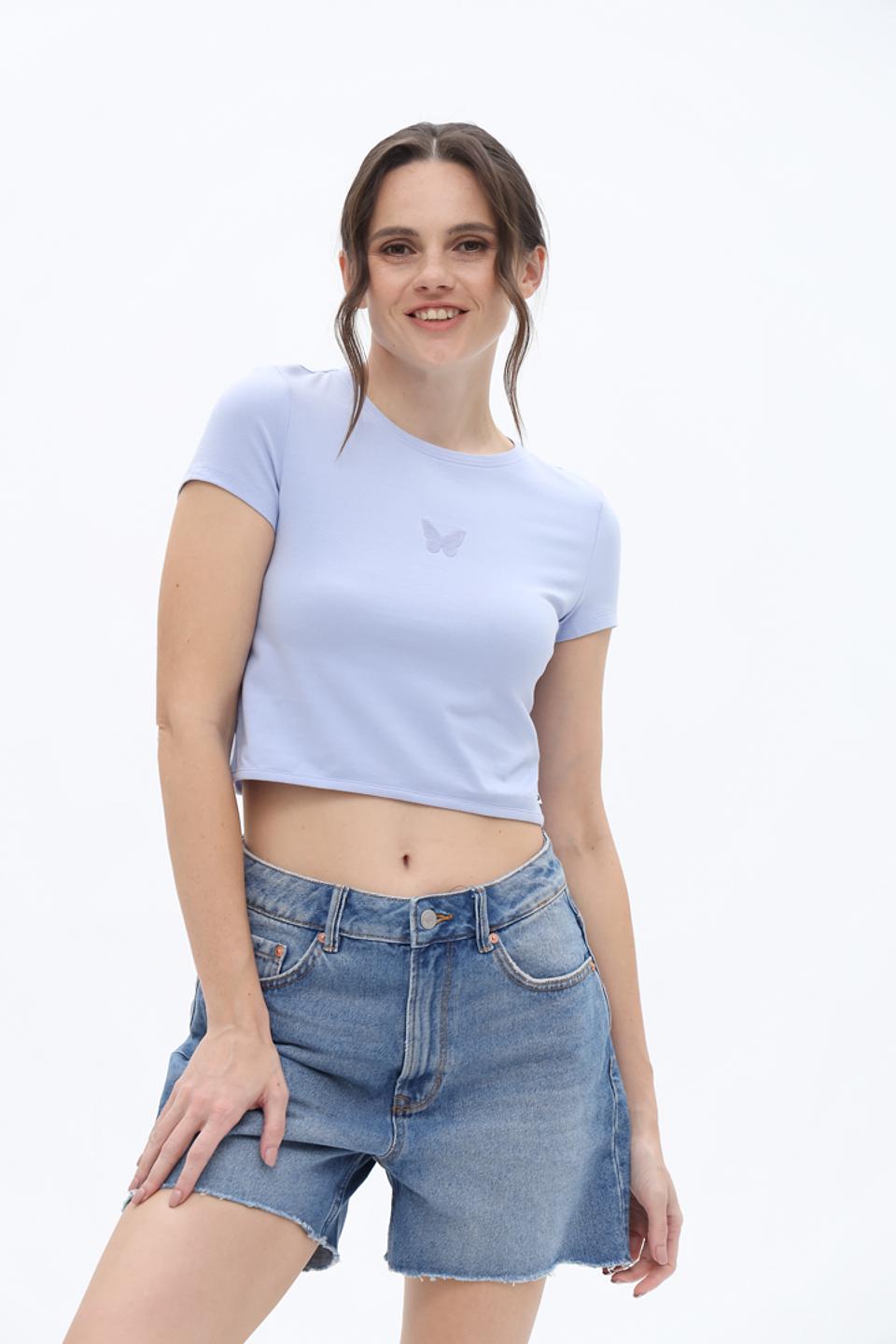 Футболка Tom Tailor denim lilac