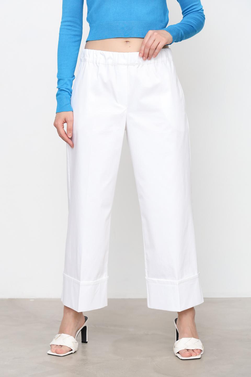 Брюки D. Exterior палаццо белые