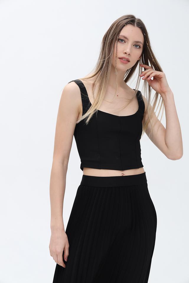 Топ Alcott женский черный