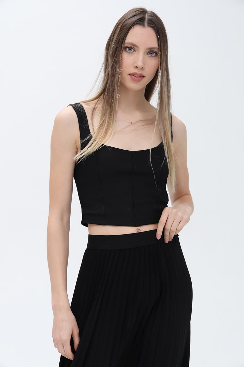 Топ Alcott женский черный