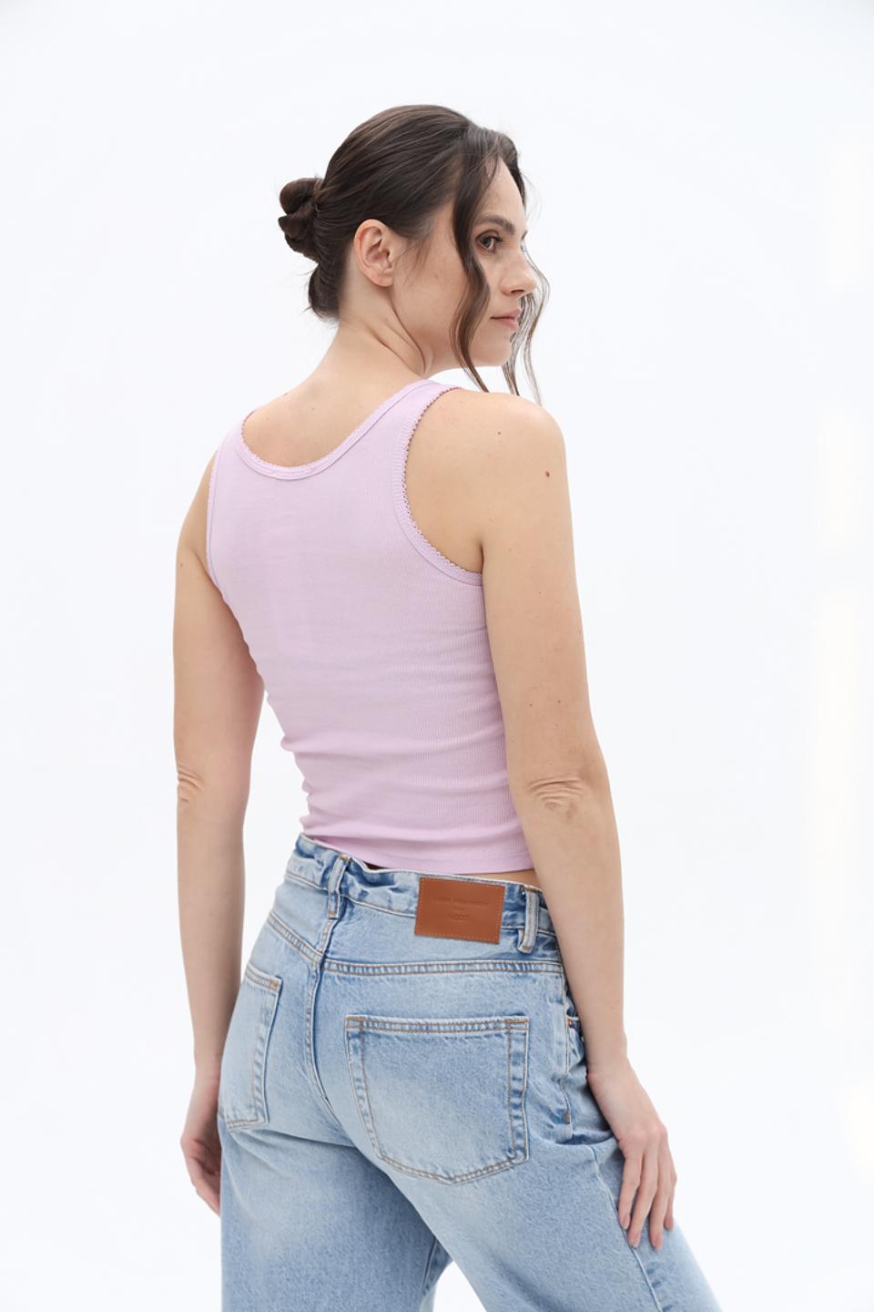 Топ Alcott на бретелях лавандовый