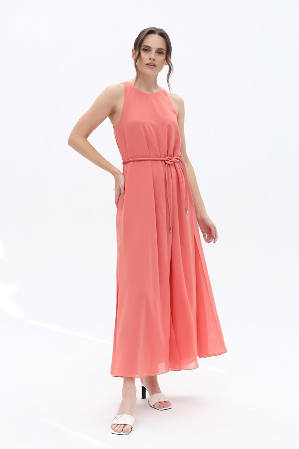 Платье Emporio Armani персиковое