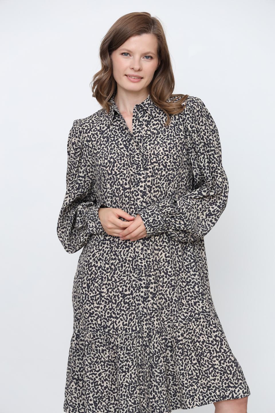 Платье Marc Aurel с леопардовым принтом