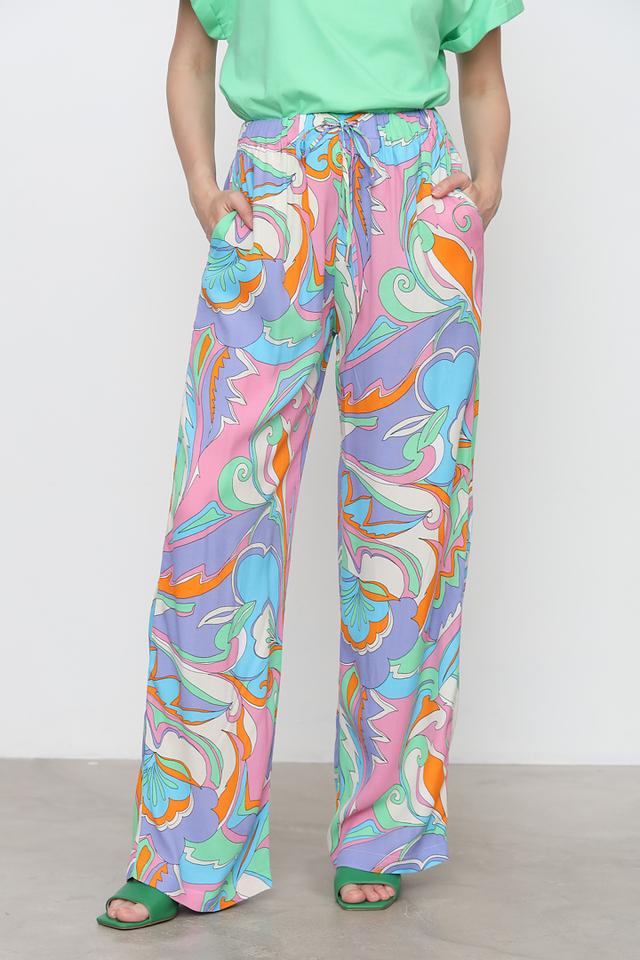 Брюки Rich and Royal в яркий принт