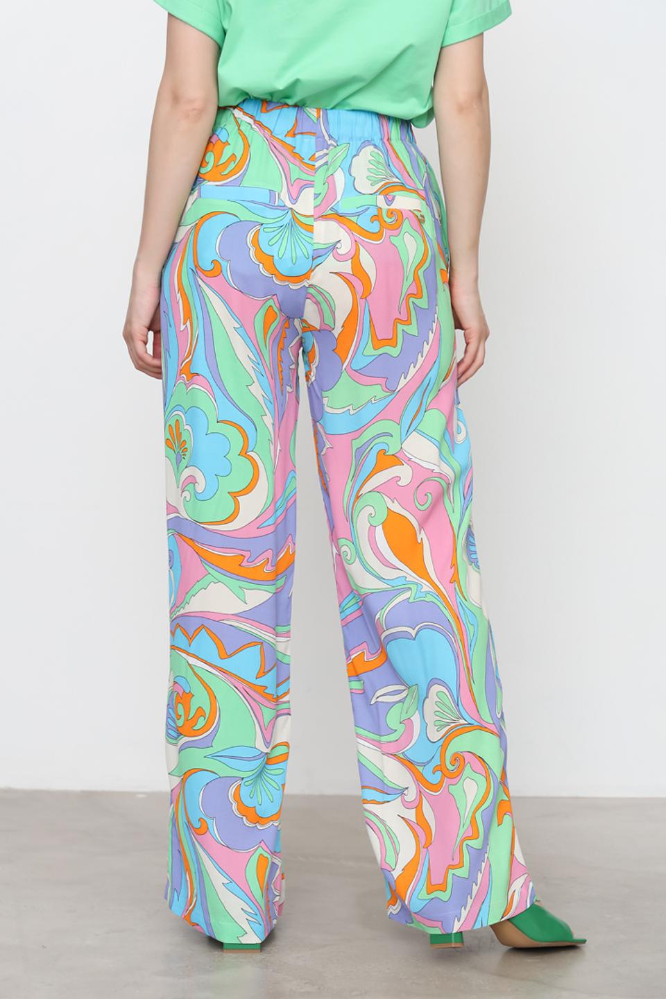 Брюки Rich and Royal в яркий принт