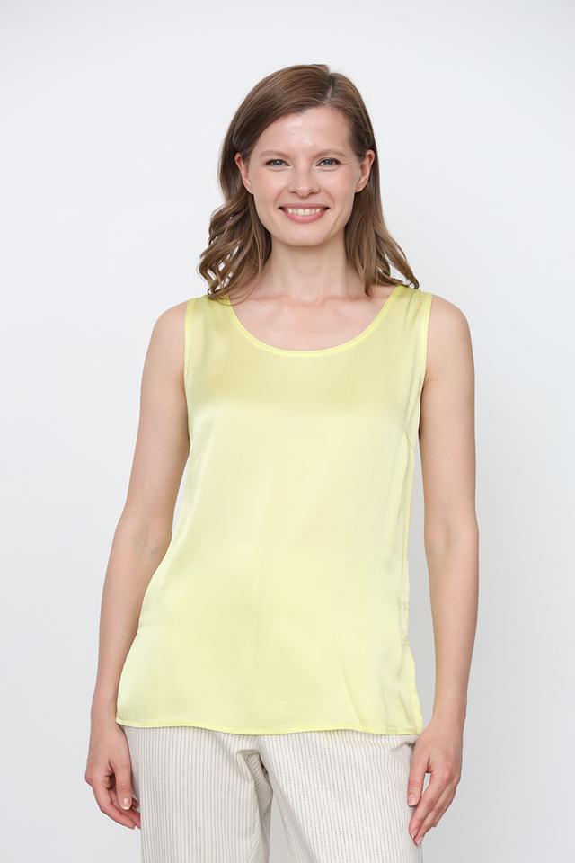 Топ Rich and Royal атласный жёлтый