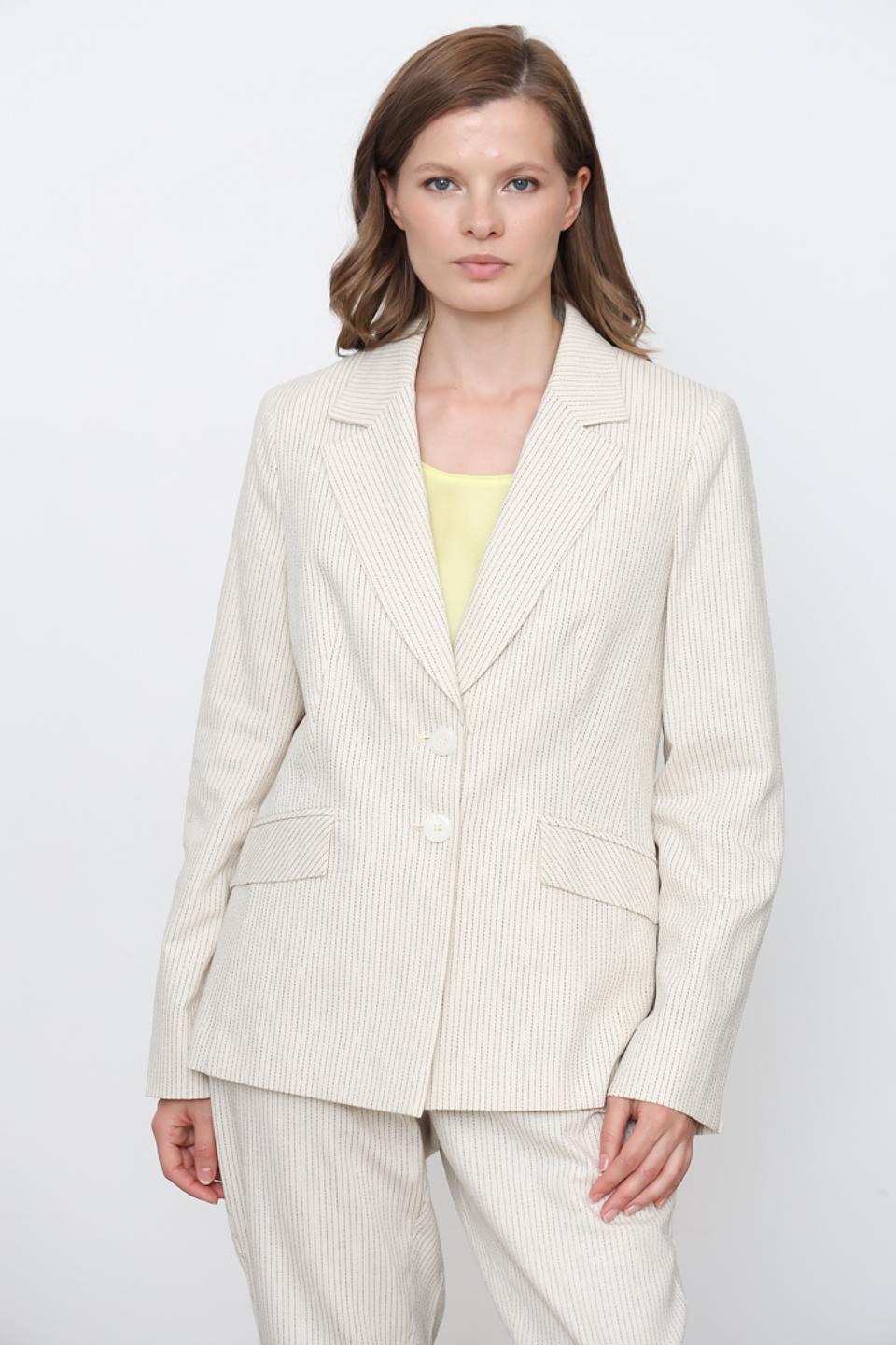 Жакет Taifun в полоску бежевый