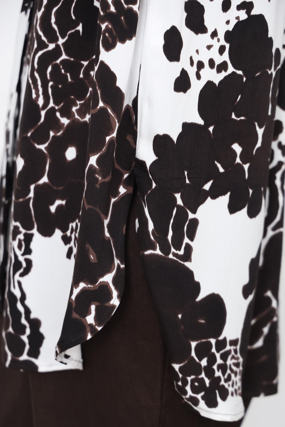 Блуза Marc Aurel с принтом чёрно-белый