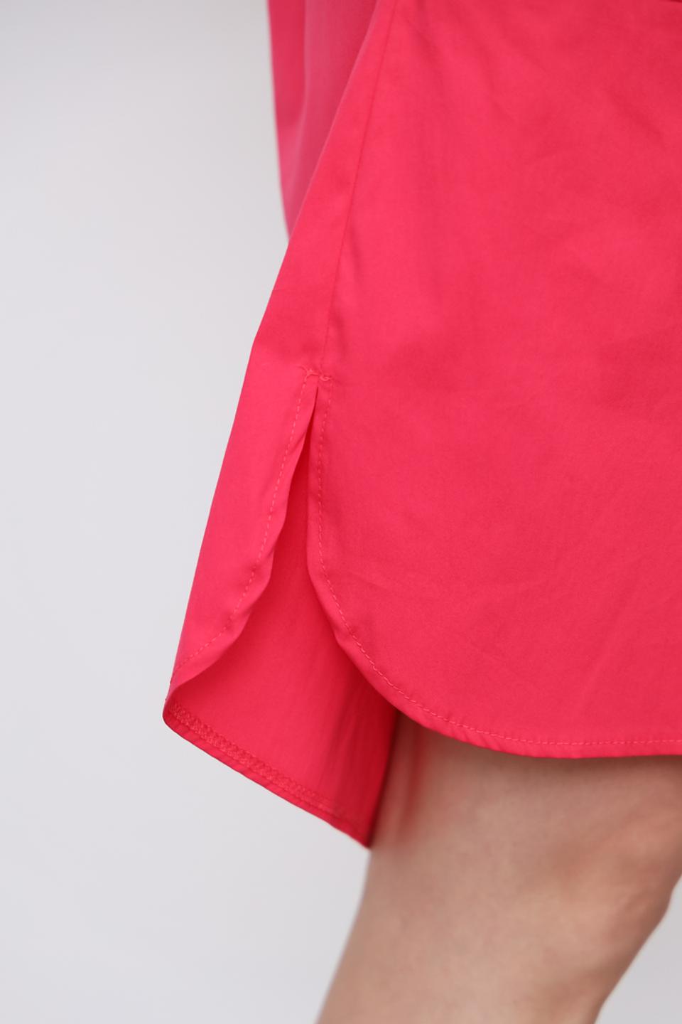 Платье рубашка Bianca фуксия