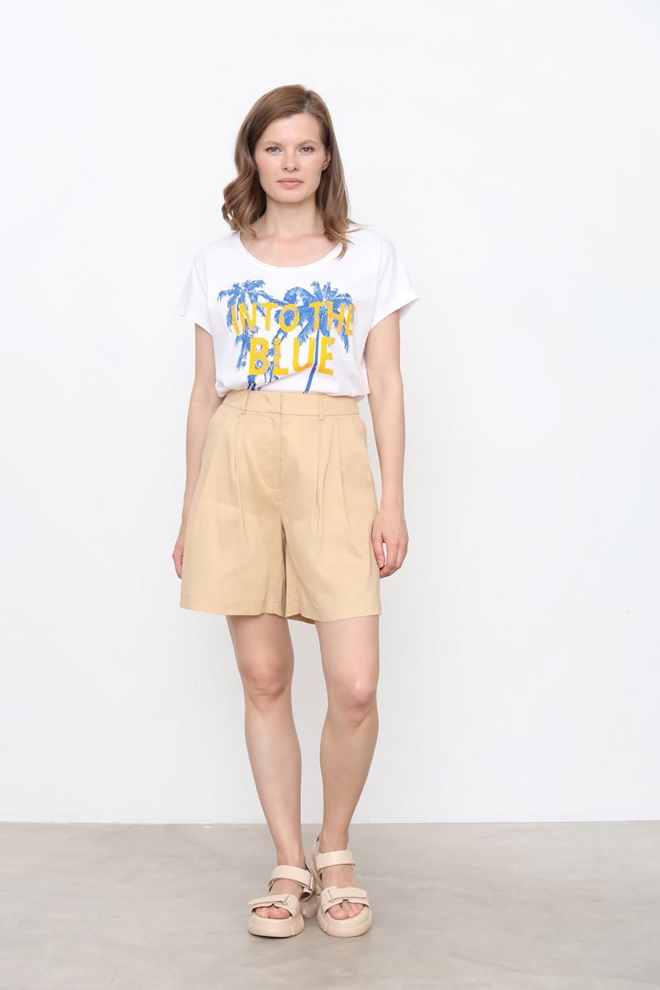 Футболка Oui с принтом "Into the Blue"