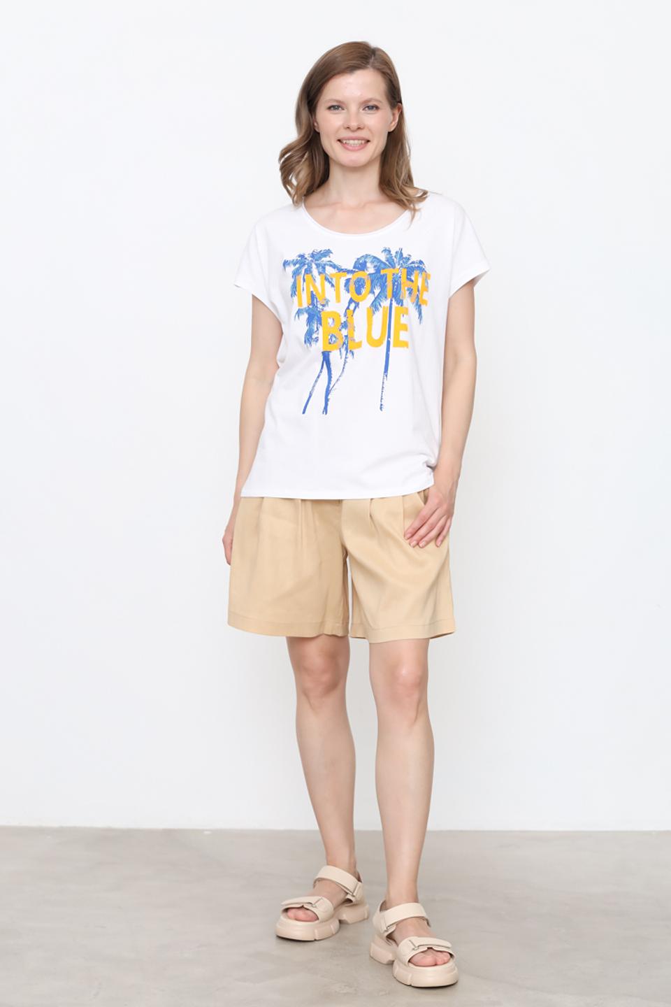 Футболка Oui с принтом "Into the Blue"