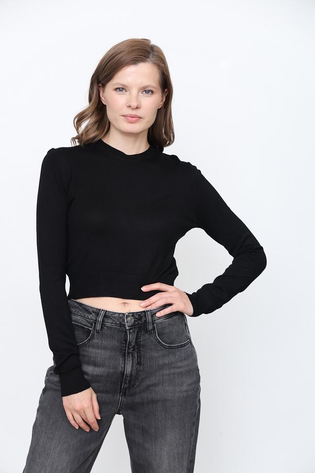 Джемпер Alcott черный укороченный