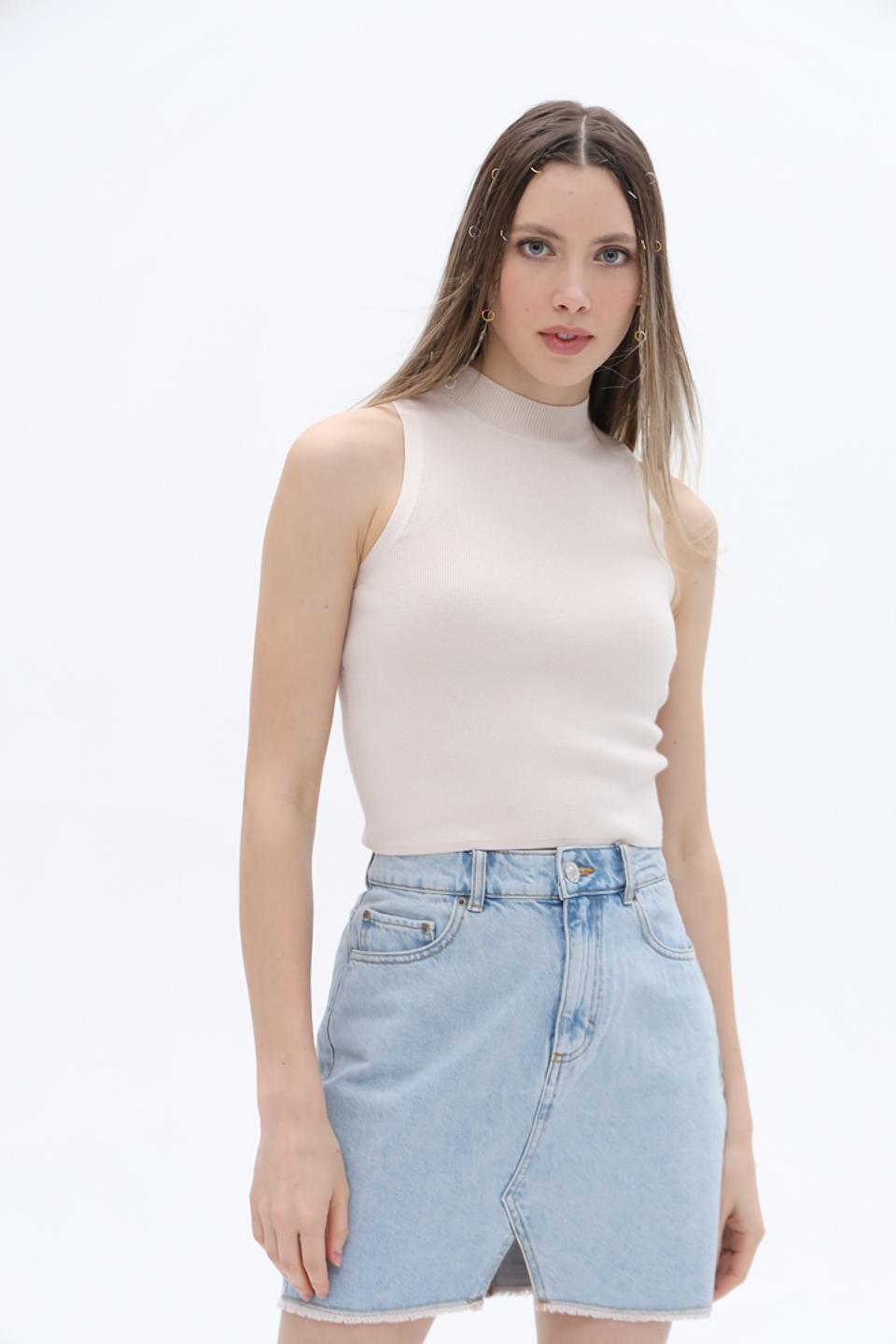 Топ Alcott женский бежевый