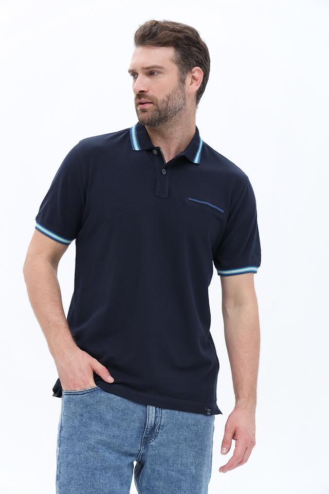 Поло Lerros men с отделкой