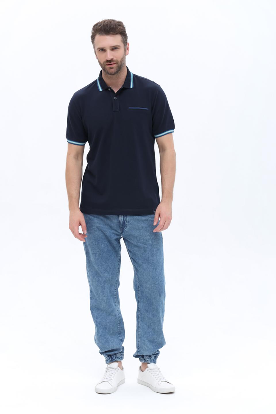 Поло Lerros men с отделкой