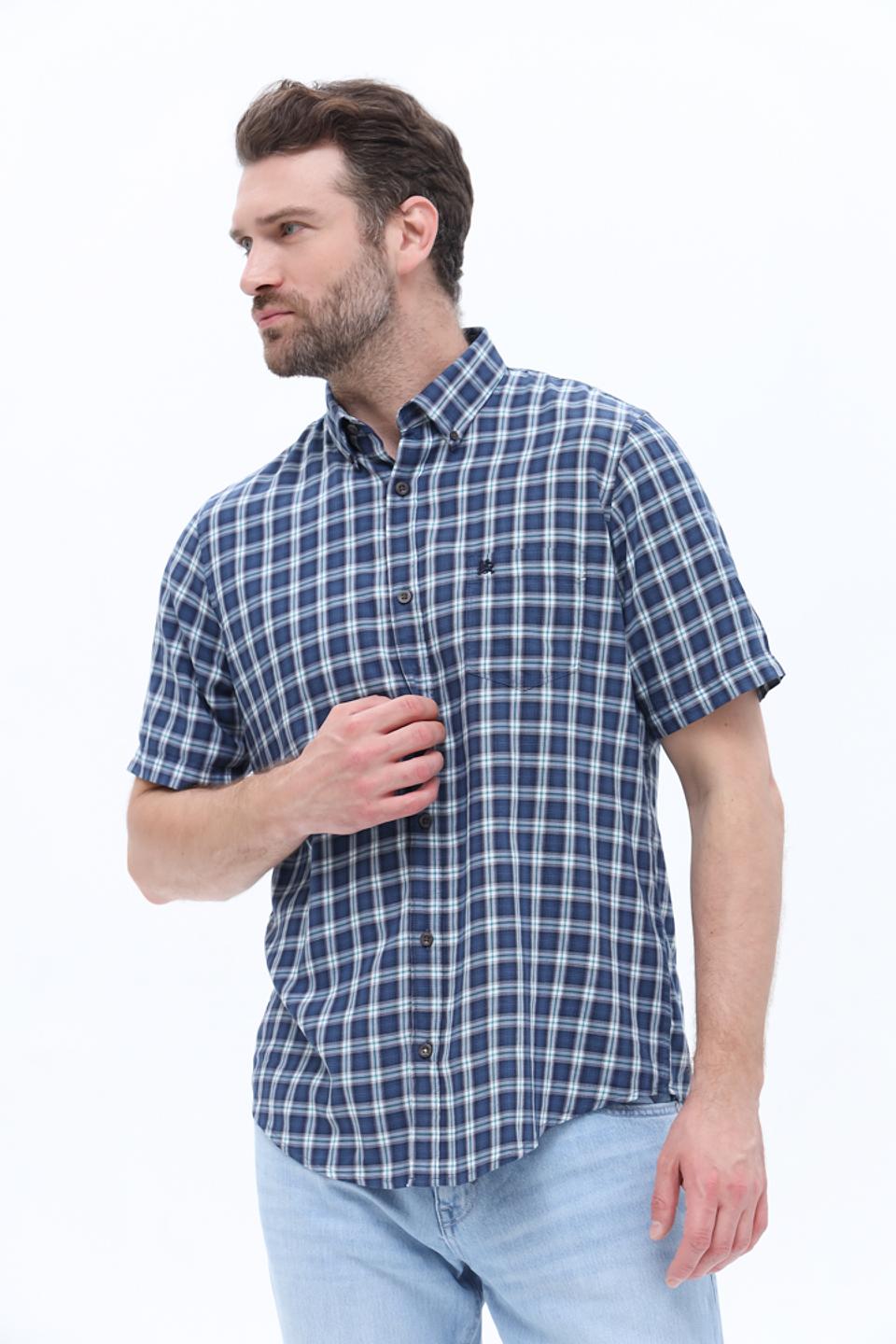 Рубашка кр Lerros в клетку