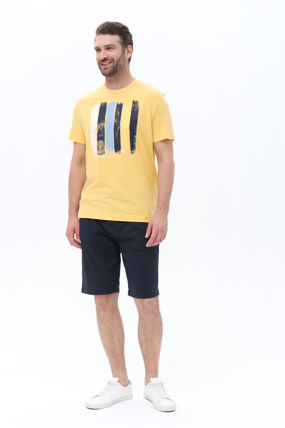 Футболка Tom Tailor полоски жёлтая
