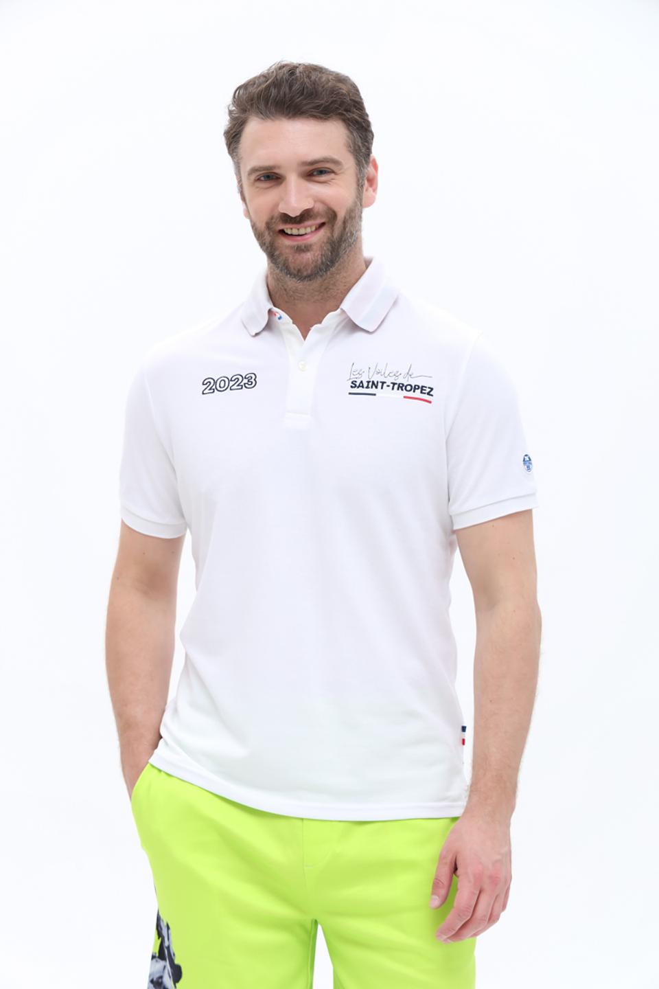 Поло North Sails Saint-Tropez белый