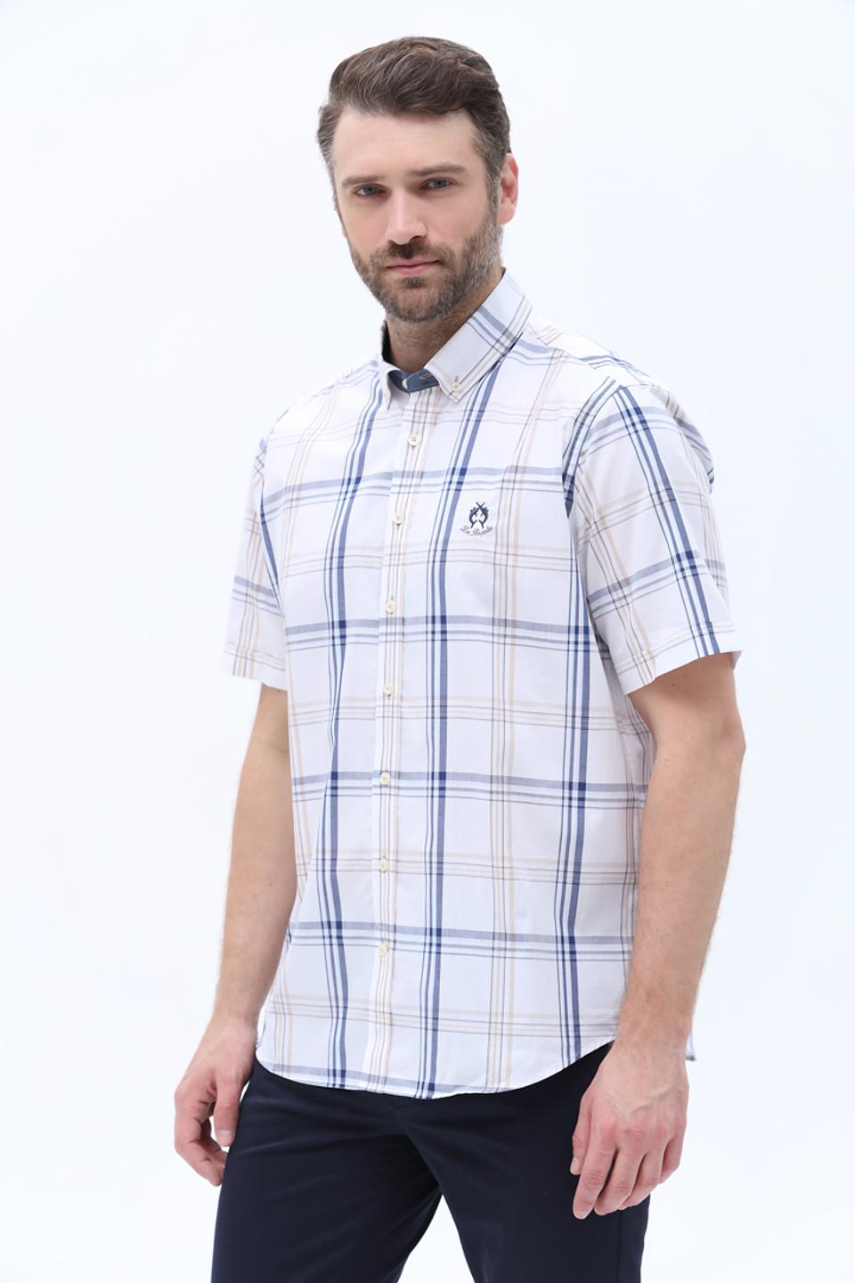 Рубашка кр Claudio Campione в клетку