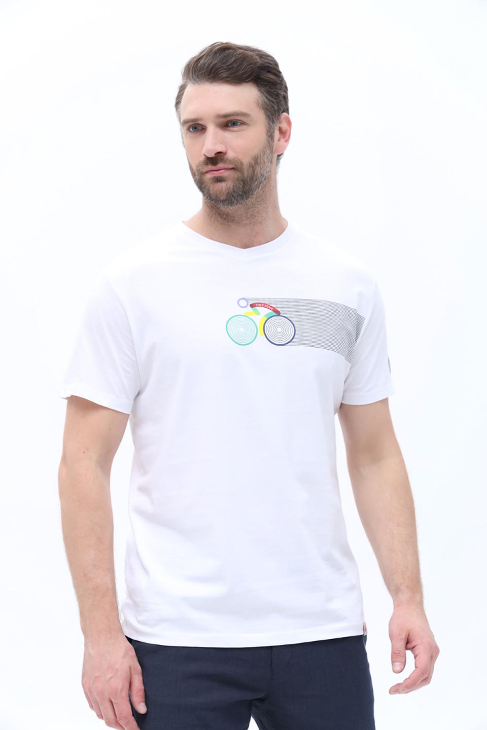 Футболка Time Zone с принтом