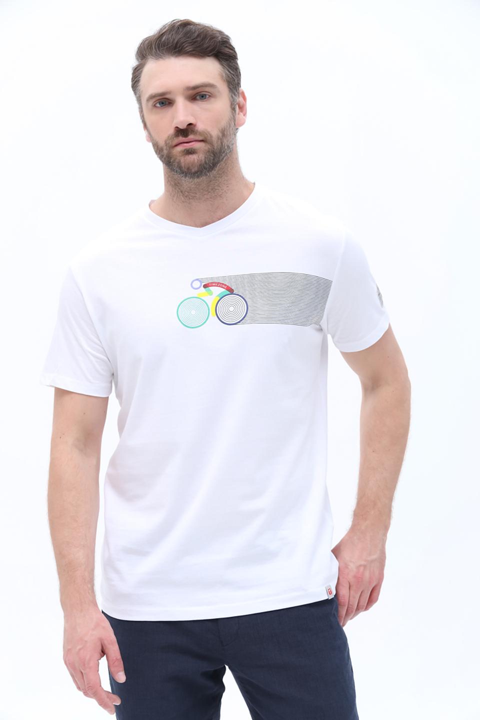 Футболка Time Zone с принтом
