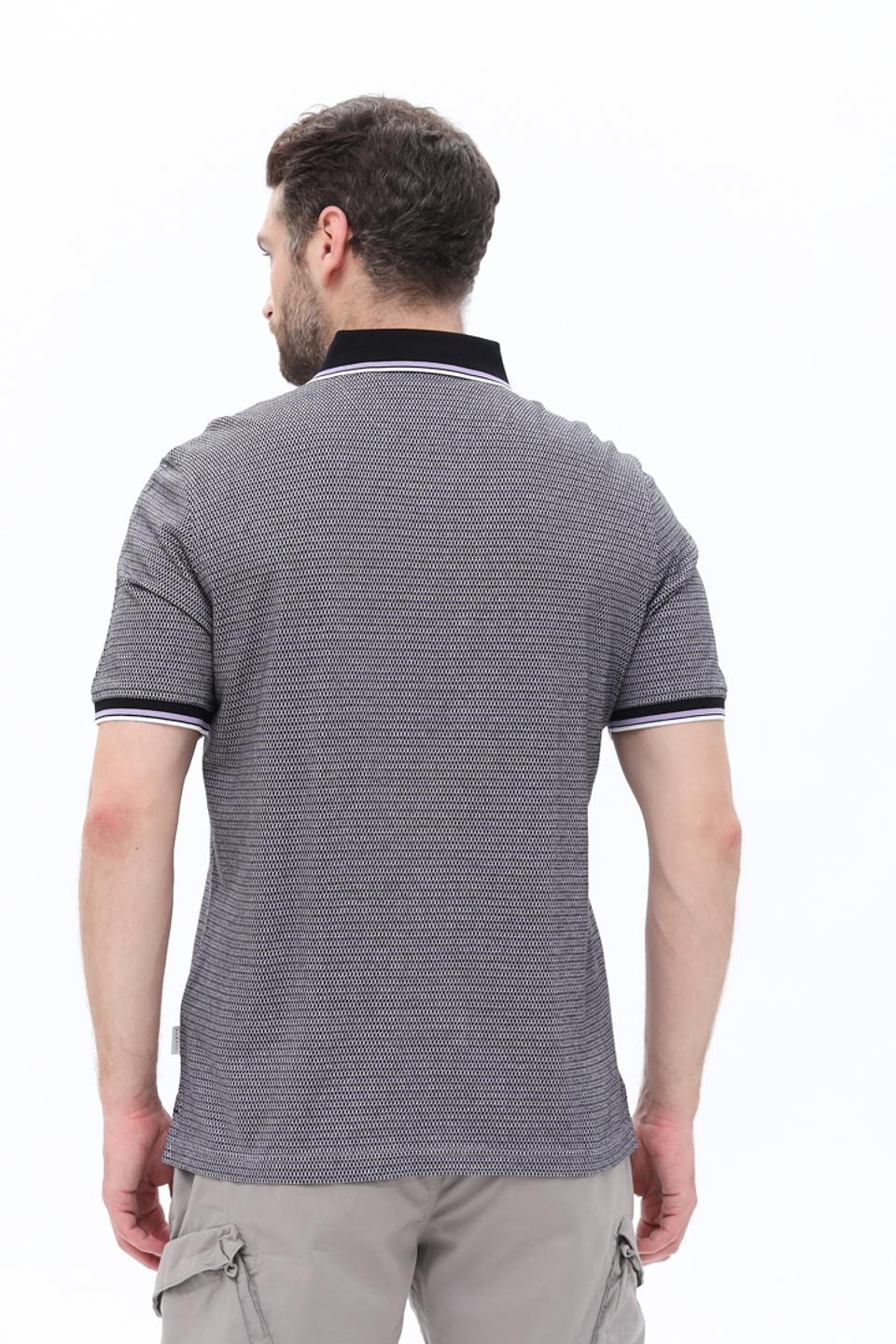 Поло Bugatti в мелкий принт