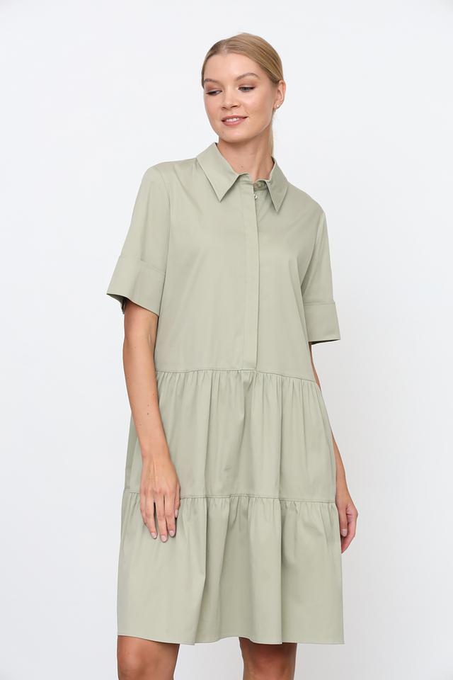 Платье Gerry Weber хаки с воротником