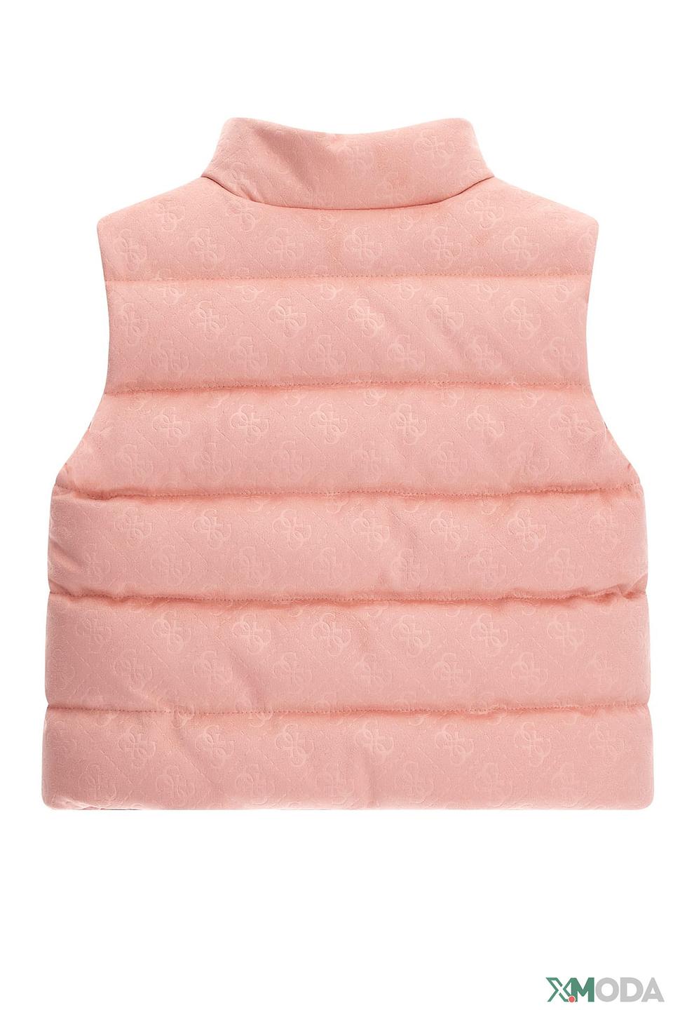 Жилет Guess с логотипом розовый